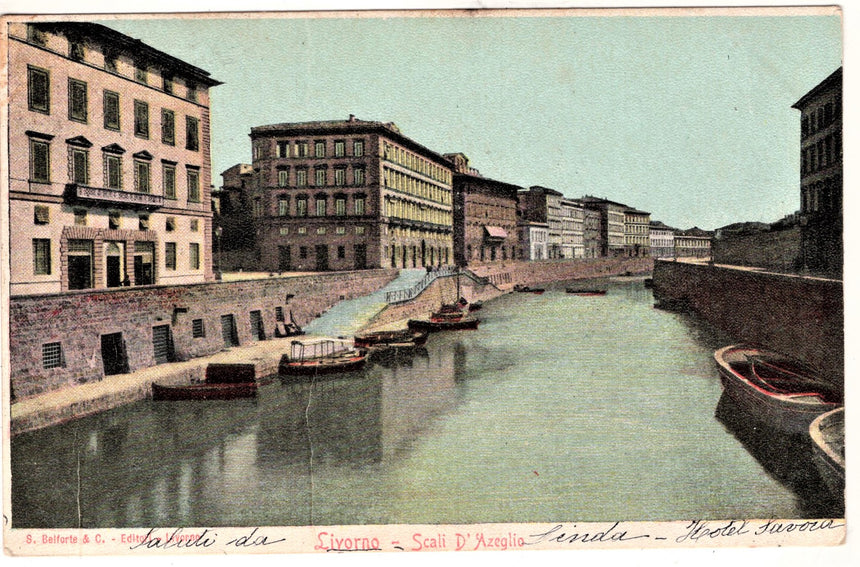 Cartolina Imperia Livorno scali d Azeglio | Collezionissimo