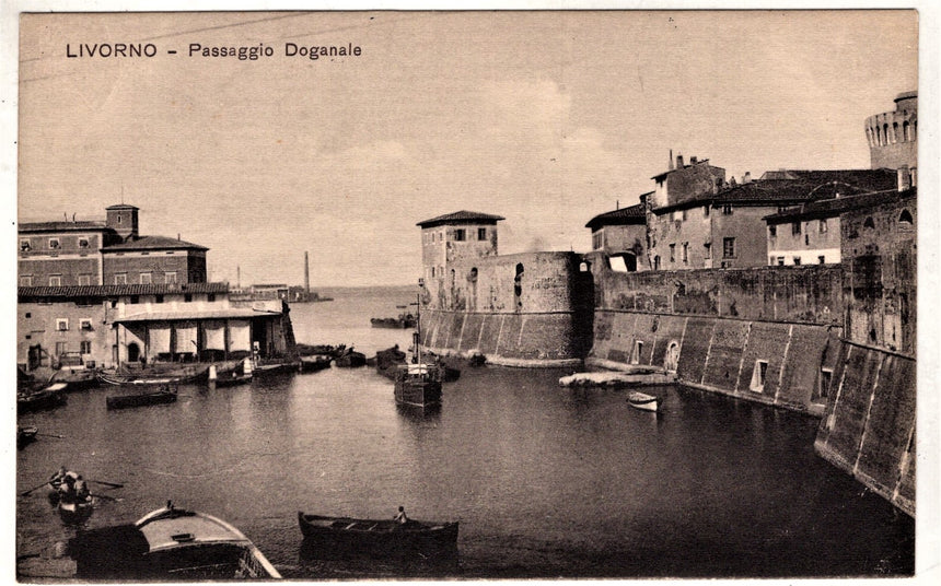 Cartolina Imperia Livorno passaggio doganale | Collezionissimo