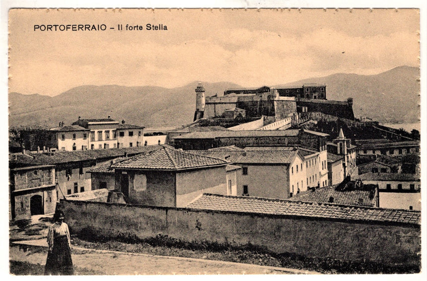 Cartolina Imperia Livorno Portoferraio forte Stella | Collezionissimo