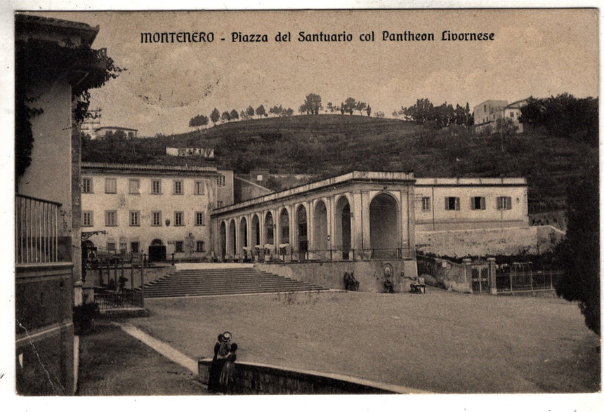 Cartolina Imperia Livorno piazza del Santuario | Collezionissimo