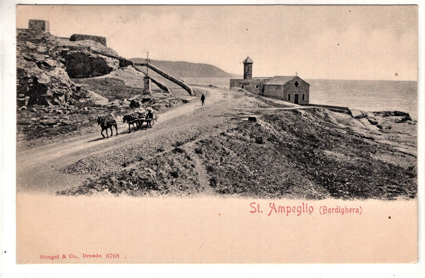 Cartolina Imperia Bordighera San Ampeglio | Collezionissimo