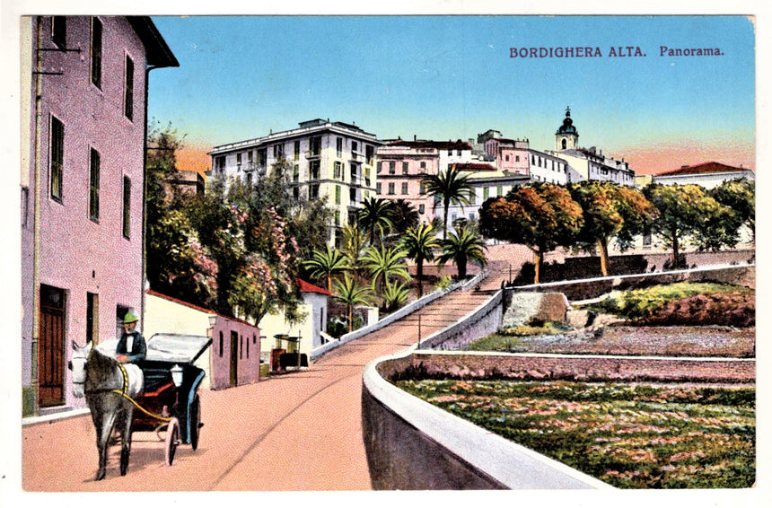 Cartolina Imperia Bordighera Alta panorama | Collezionissimo