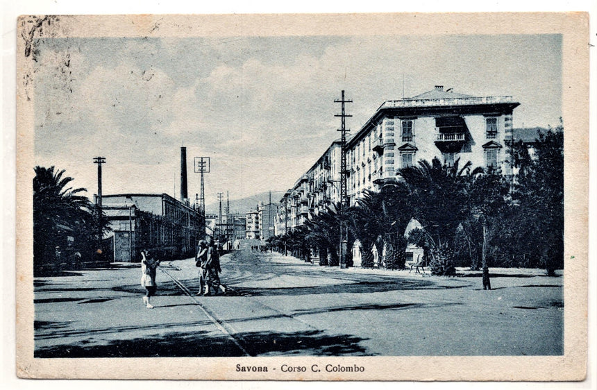 Cartolina Savona Corso C.Colombo | Collezionissimo