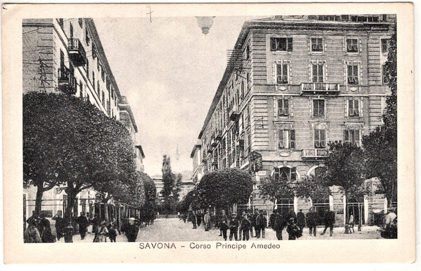 Cartolina Savona Corso Principe Amedeo | Collezionissimo