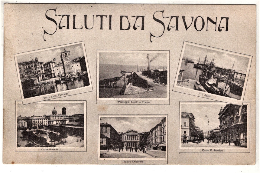 Cartolina Savona Saluti | Collezionissimo