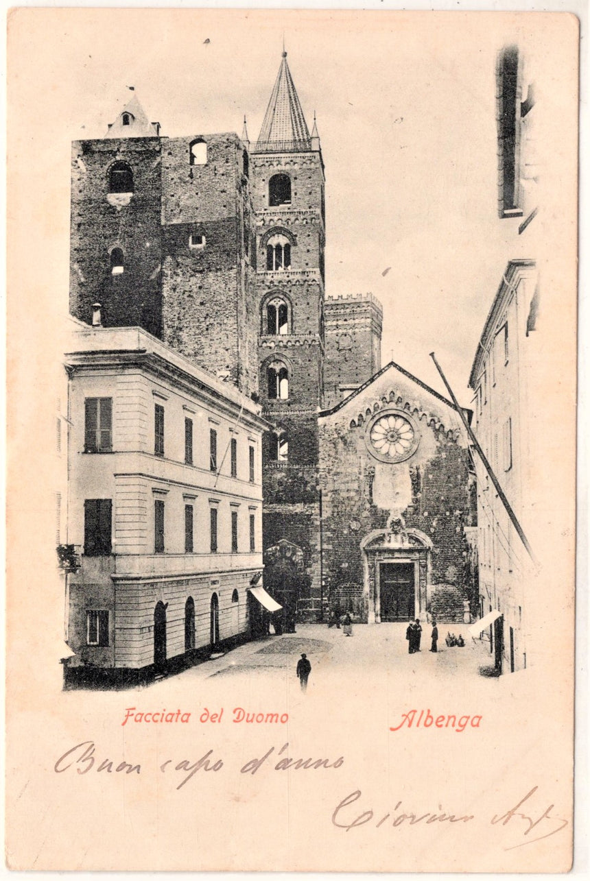 Cartolina Savona Albenga il Duomo | Collezionissimo