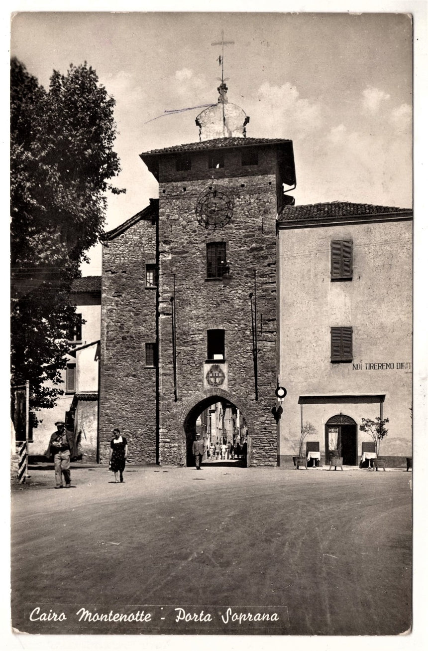 Cartolina Savona Cairo Montenotte porta Soprana | Collezionissimo