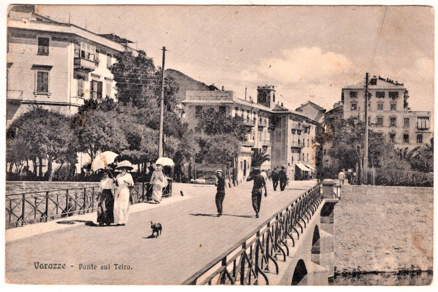 Cartolina Savona Varazze ponte sul Teiro | Collezionissimo