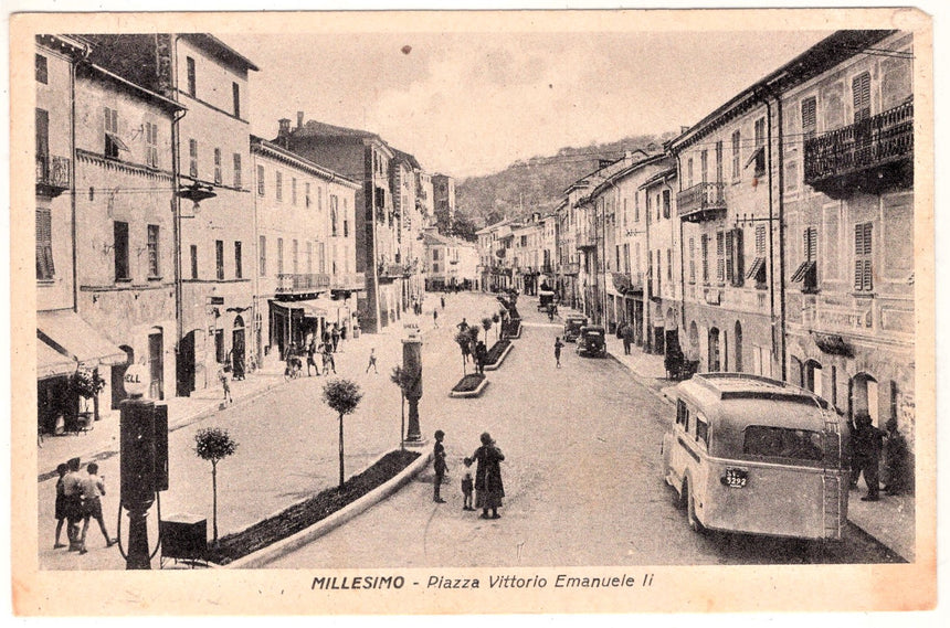 Cartolina Savona Millesimo piazza V.Emanuele | Collezionissimo