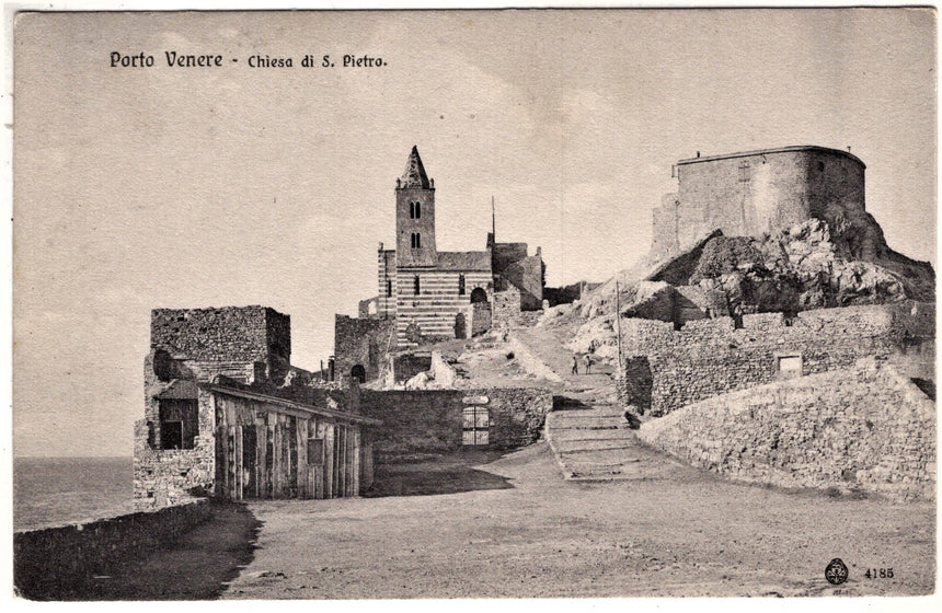 Cartolina La Spezia Porto Venere chiesa San Pietro | Collezionissimo