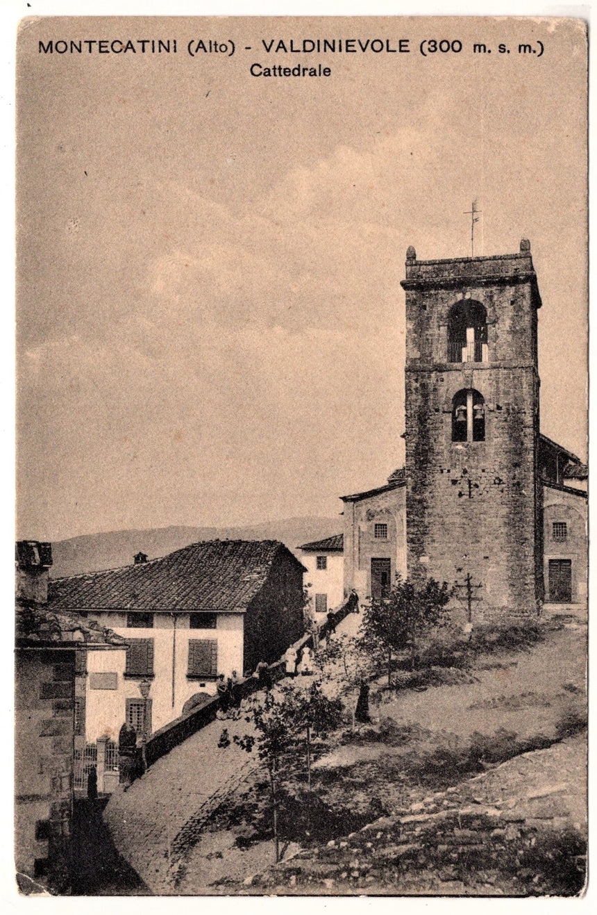 Cartolina Pistoia Montecatini Valdinievole la cattedrale | Collezionissimo