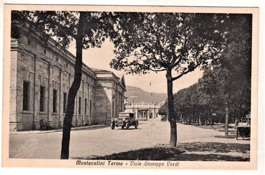 Cartolina Pistoia Montecatini Viale G. Verdi | Collezionissimo