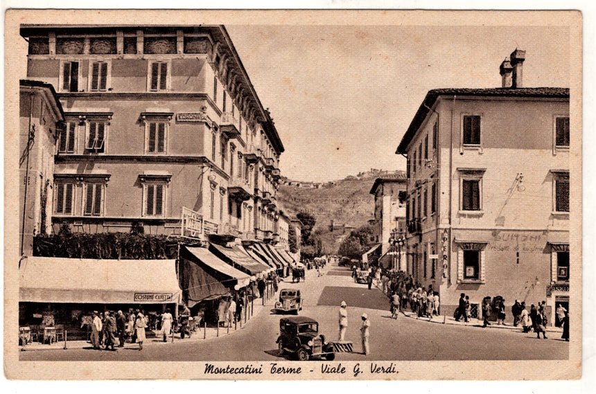 Cartolina Pistoia Montecatini viale G.Verdi | Collezionissimo