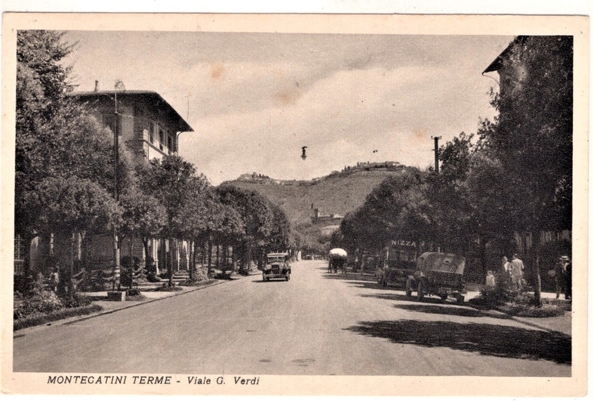 Cartolina Pistoia Montecatini viale G. Verdi | Collezionissimo