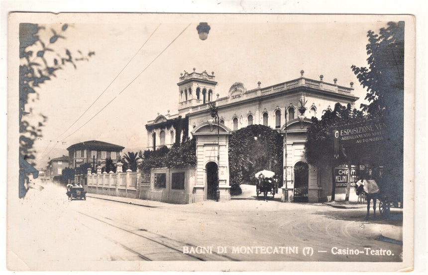 Cartolina Pistoia Montecatini Casino Teatro | Collezionissimo