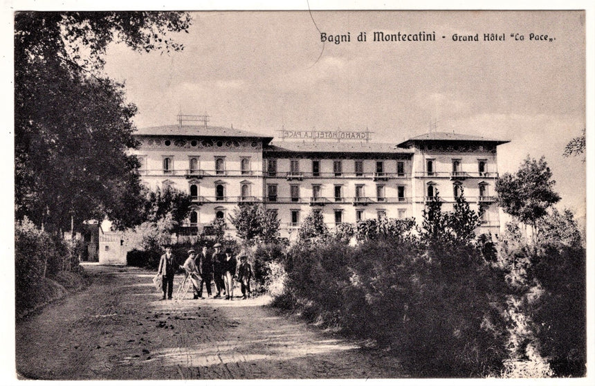 Cartolina Pistoia Montecatini Gran Hotel la Pace | Collezionissimo