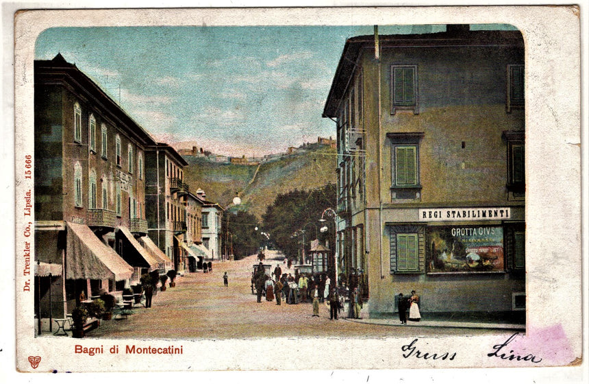 Cartolina Pistoia Montecatini particolare | Collezionissimo