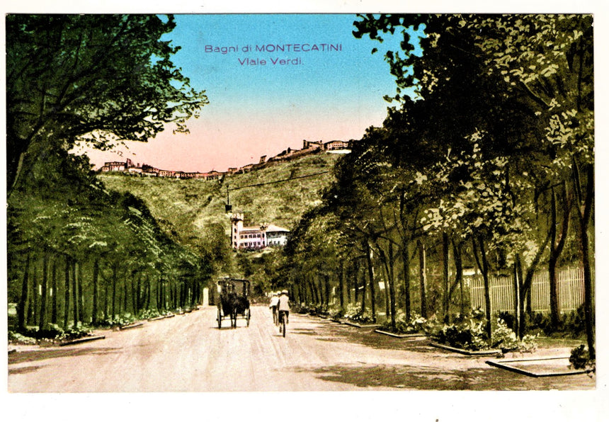 Cartolina Pistoia Montecatini Viale Verdi | Collezionissimo