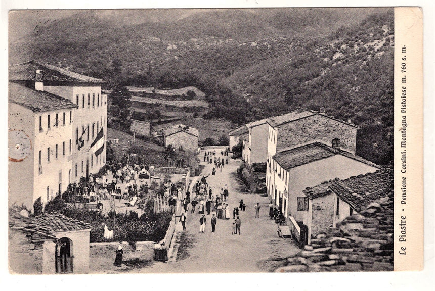 Cartolina Pistoia Montagna Pistoiese le Piastre Pensione Corsino | Collezionissimo