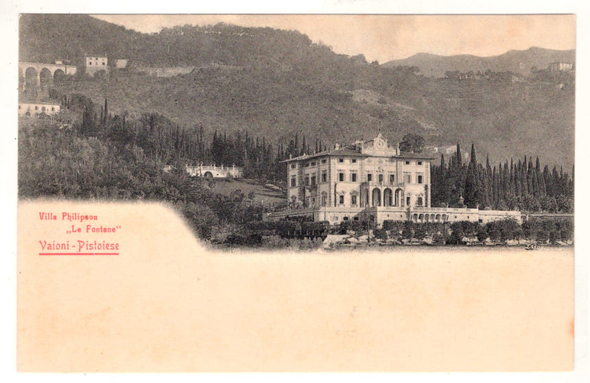 Cartolina Pistoia Vaioni Pistoiese villa " le Fontane " | Collezionissimo