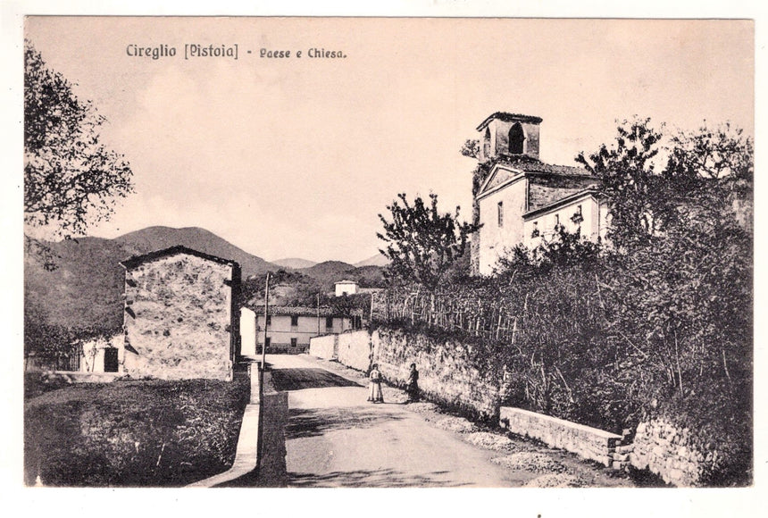 Cartolina Cireglio paese e chiesa | Collezionissimo