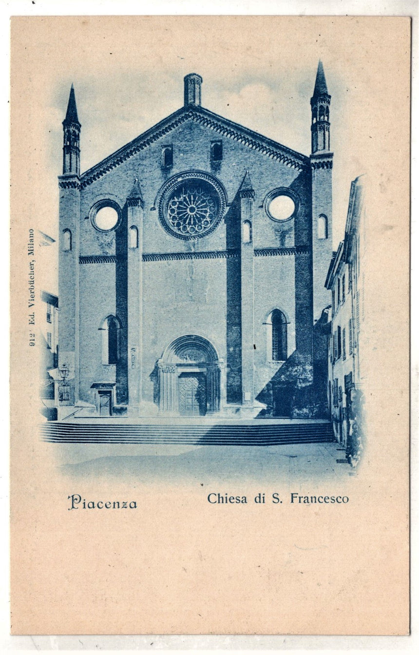 Cartolina Piacenza Chiesa di San Francesco | Collezionissimo