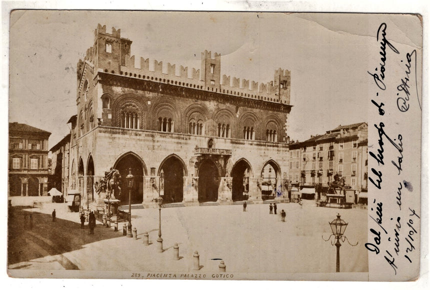 Cartolina Piacenza palazzo Gotico | Collezionissimo