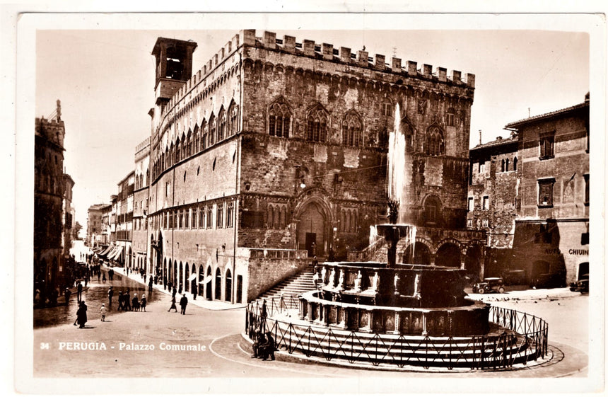 Cartolina Perugia Palazzo Comunale | Collezionissimo