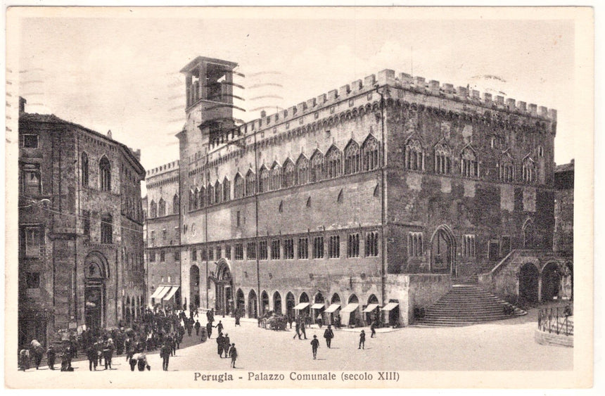 Cartolina Perugia Palazzo Comunale | Collezionissimo