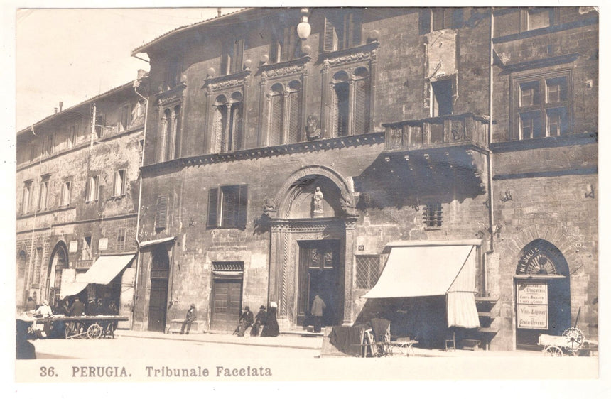 Cartolina Perugia Tribunale foto NPG | Collezionissimo