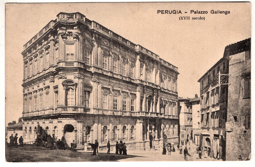 Cartolina Perugia Palazzo Gallenga | Collezionissimo