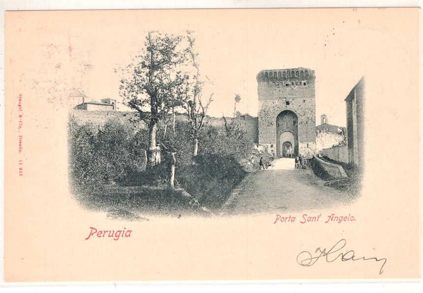 Cartolina Perugia Porta San Angelo | Collezionissimo