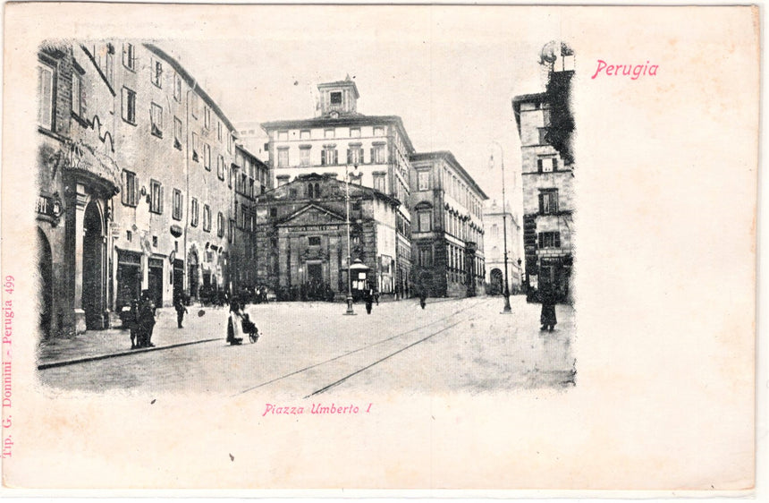 Cartolina Perugia Piazza Umberto I | Collezionissimo