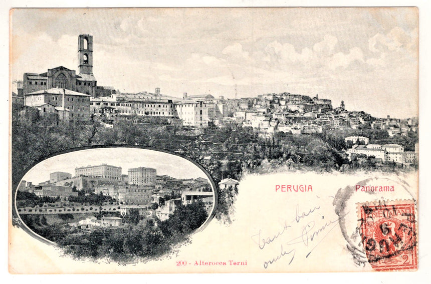 Cartolina Perugia Panorama | Collezionissimo