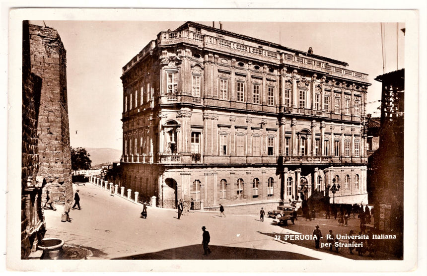 Cartolina Perugia Regia universita per stranieri | Collezionissimo