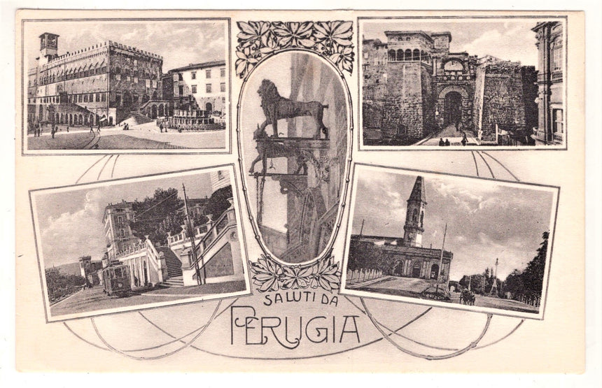 Cartolina Perugia Saluti | Collezionissimo