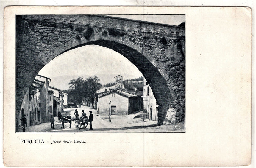 Cartolina Perugia Arco della Conca | Collezionissimo