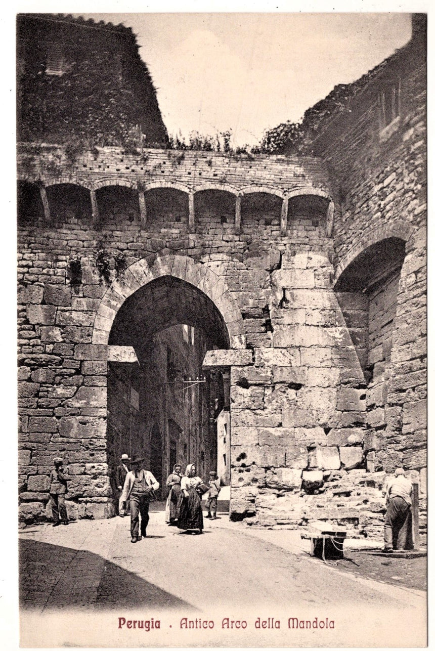 Cartolina Perugia Arco della Mandorla | Collezionissimo