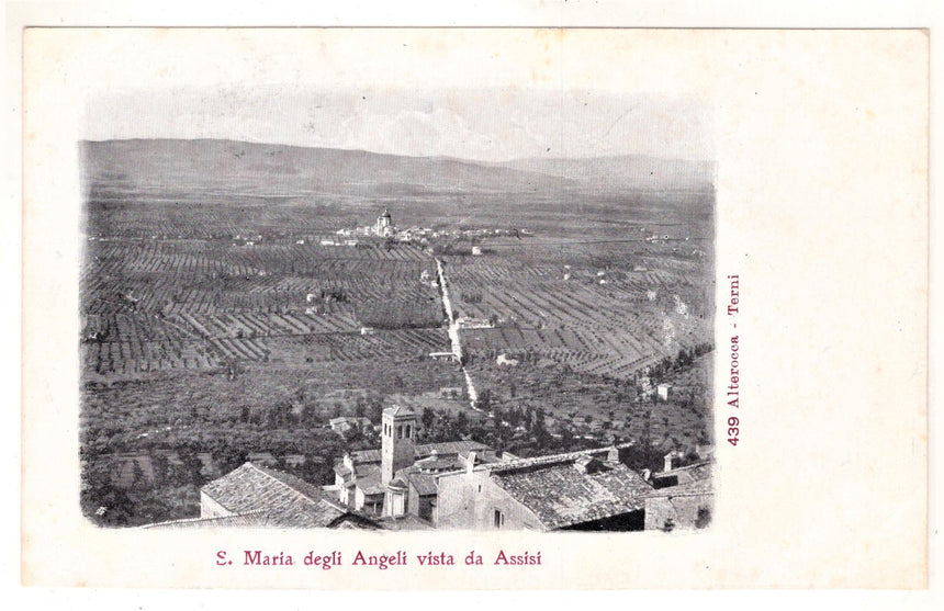 Cartolina Perugia S.Maria degli Angeli da Assisi | Collezionissimo