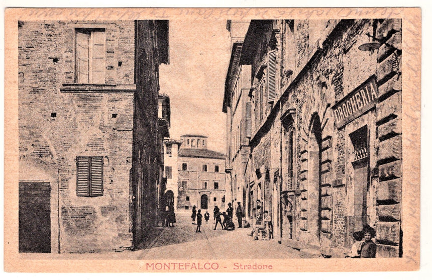 Cartolina Perugia Montefalco Stradone | Collezionissimo