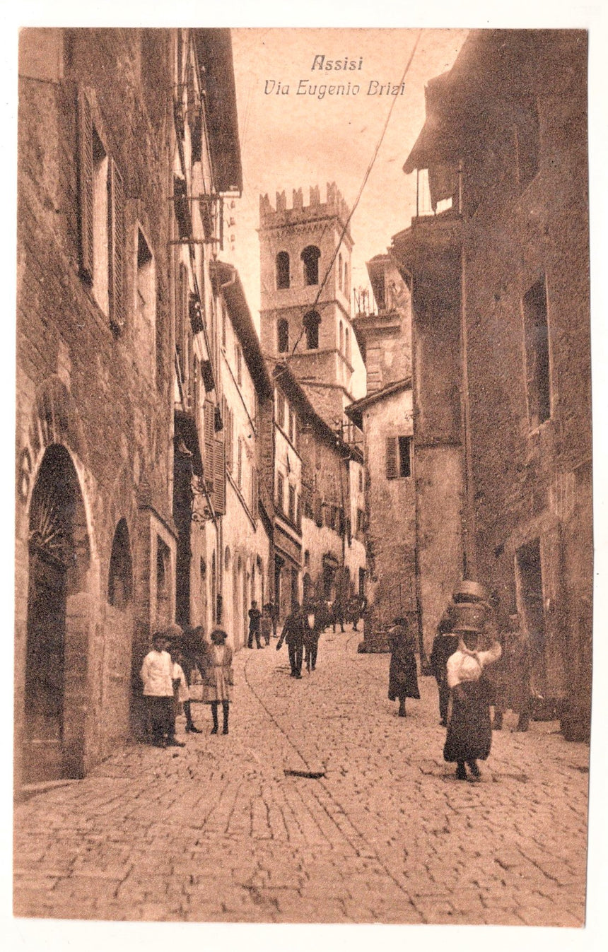 Cartolina Perugia Assisi via Eugenio Brizi | Collezionissimo