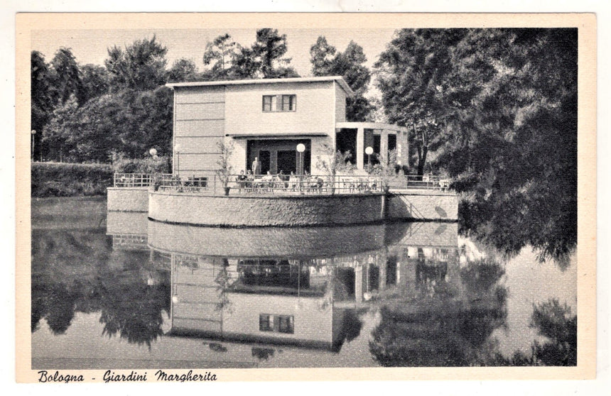 Cartolina Bologna Bar ai giardini Margherita | Collezionissimo