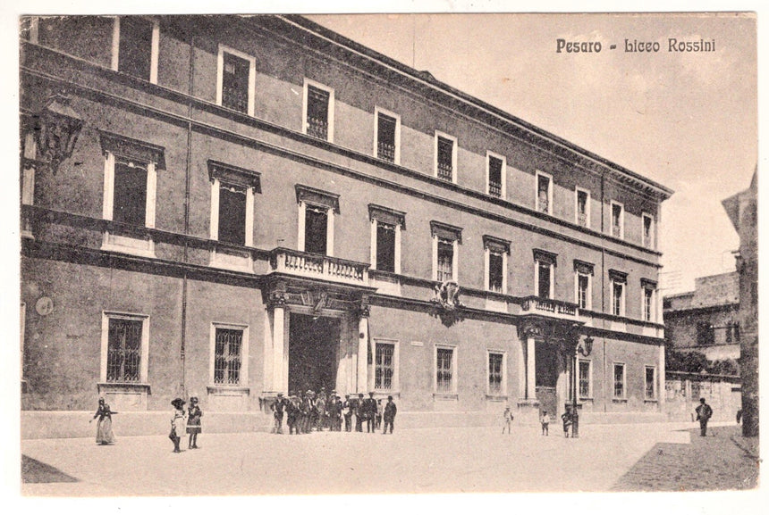 Cartolina Pesaro Urbino Liceo Rossini | Collezionissimo