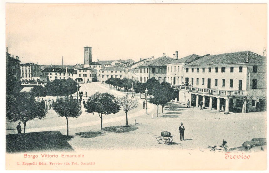 Cartolina Treviso Borgo V.Emanuele | Collezionissimo