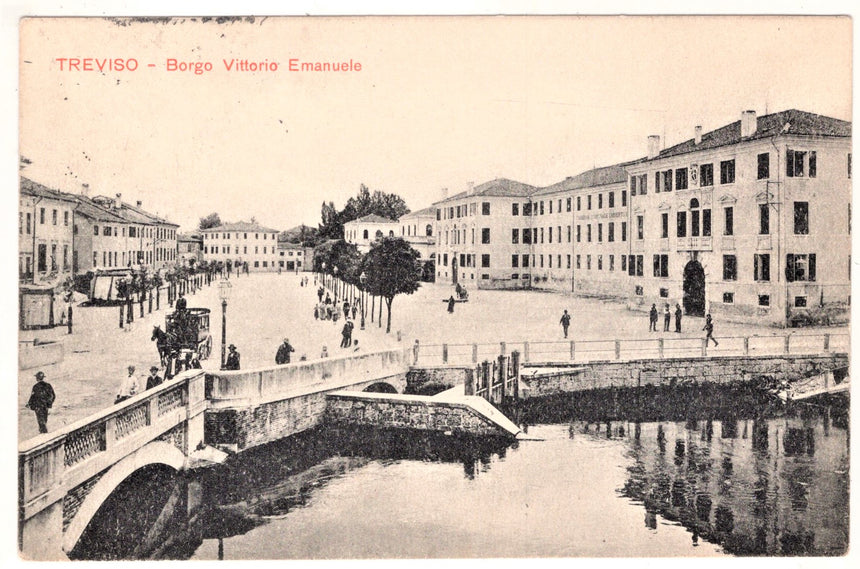 Cartolina Treviso Borgo V.Emanuele | Collezionissimo