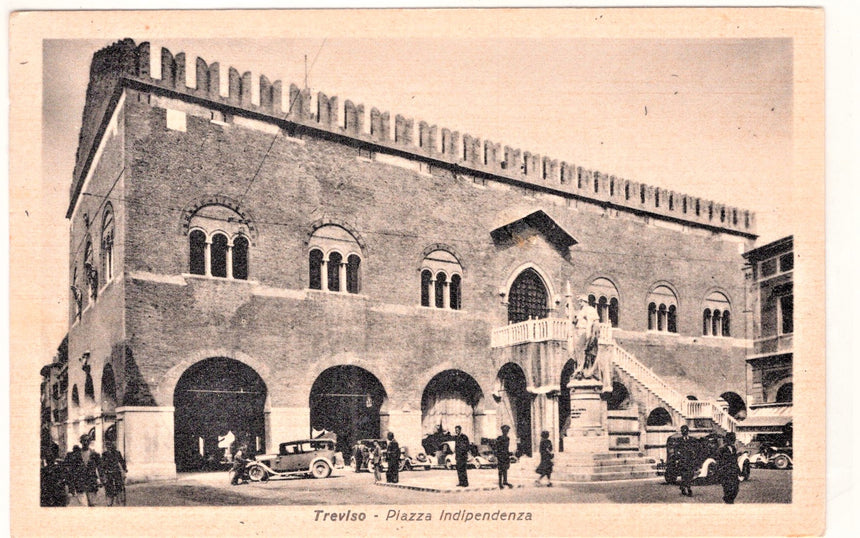 Cartolina Treviso Piazza Indipendenza sped.1950 | Collezionissimo