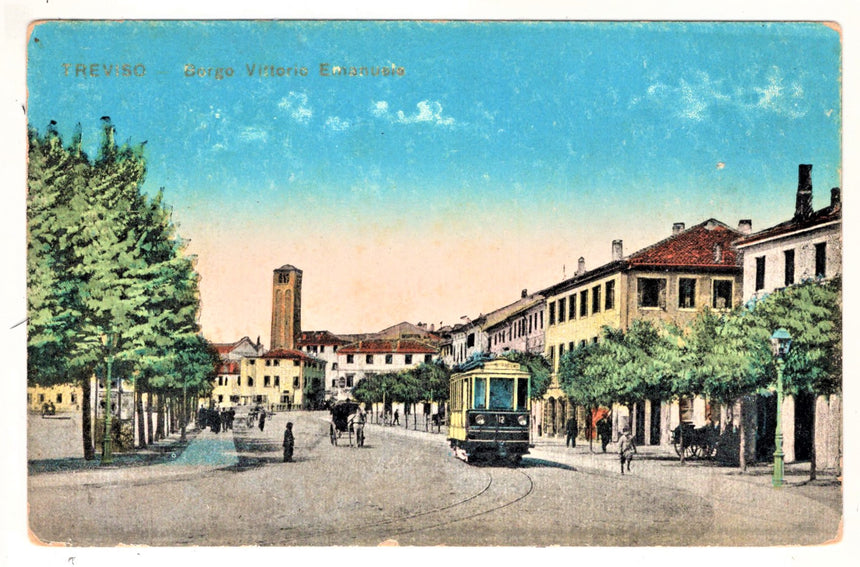 Cartolina Treviso Borgo V.Emanuele | Collezionissimo