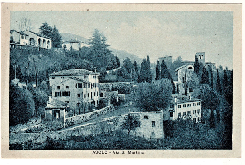 Cartolina Treviso Asolo via S. Martino | Collezionissimo