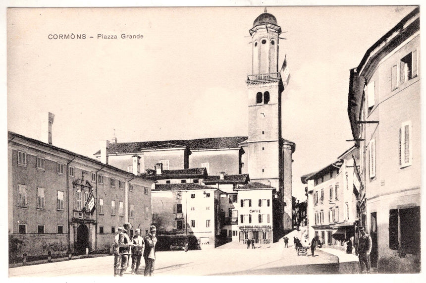 Cartolina Gorizia Grado Cormos piazza Grande | Collezionissimo