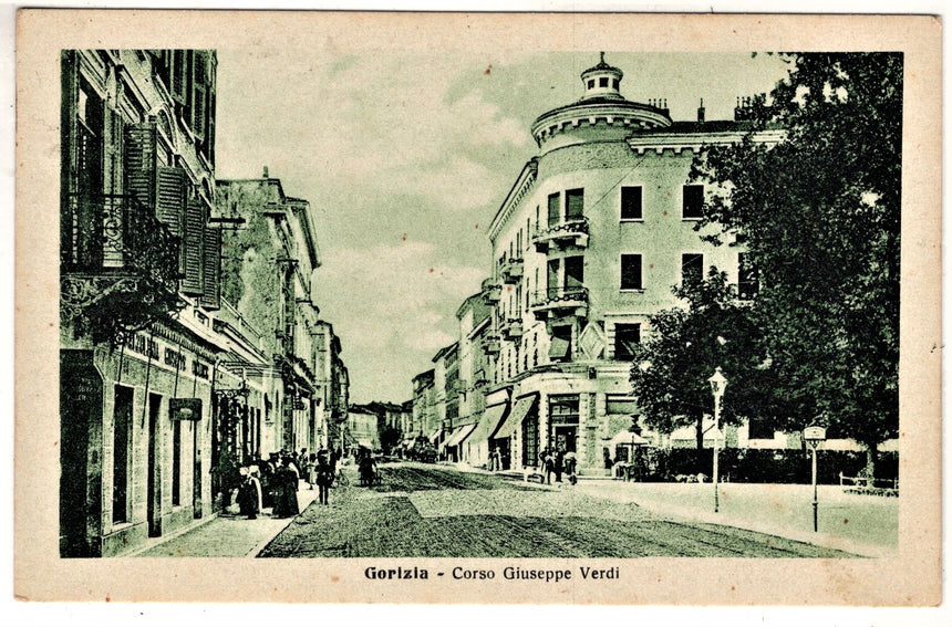 Cartolina Gorizia Grado Corso G. Verdi | Collezionissimo